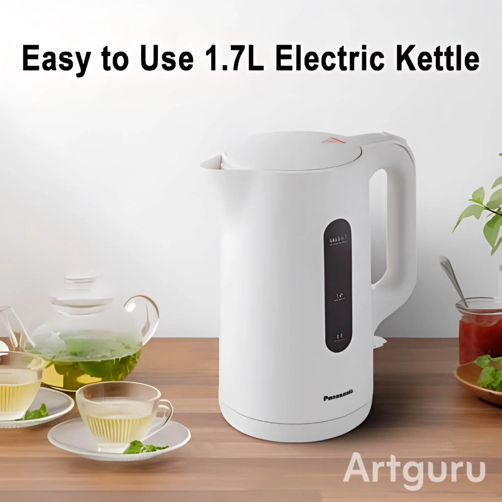 Panasonic 1.7L Electric Kettle NC-K101WSK Kitchen Appliance Office Pantry Hot Drinks Boil Cerek Letrik Air Panas Dapur Pejabat -