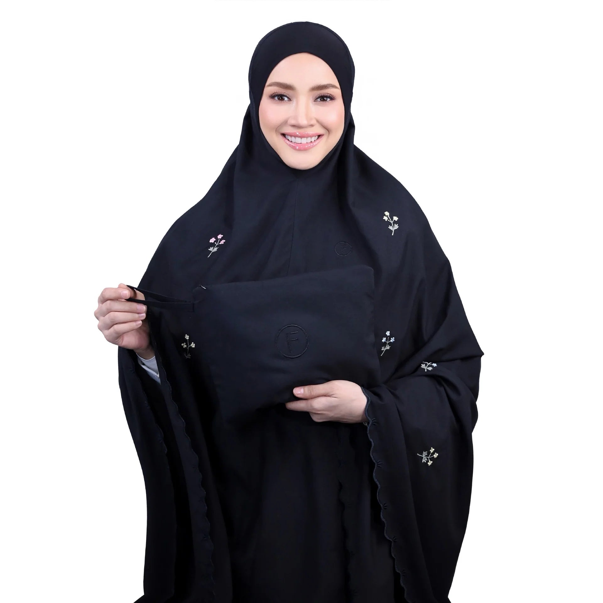 Telekung Sulam Inner Power