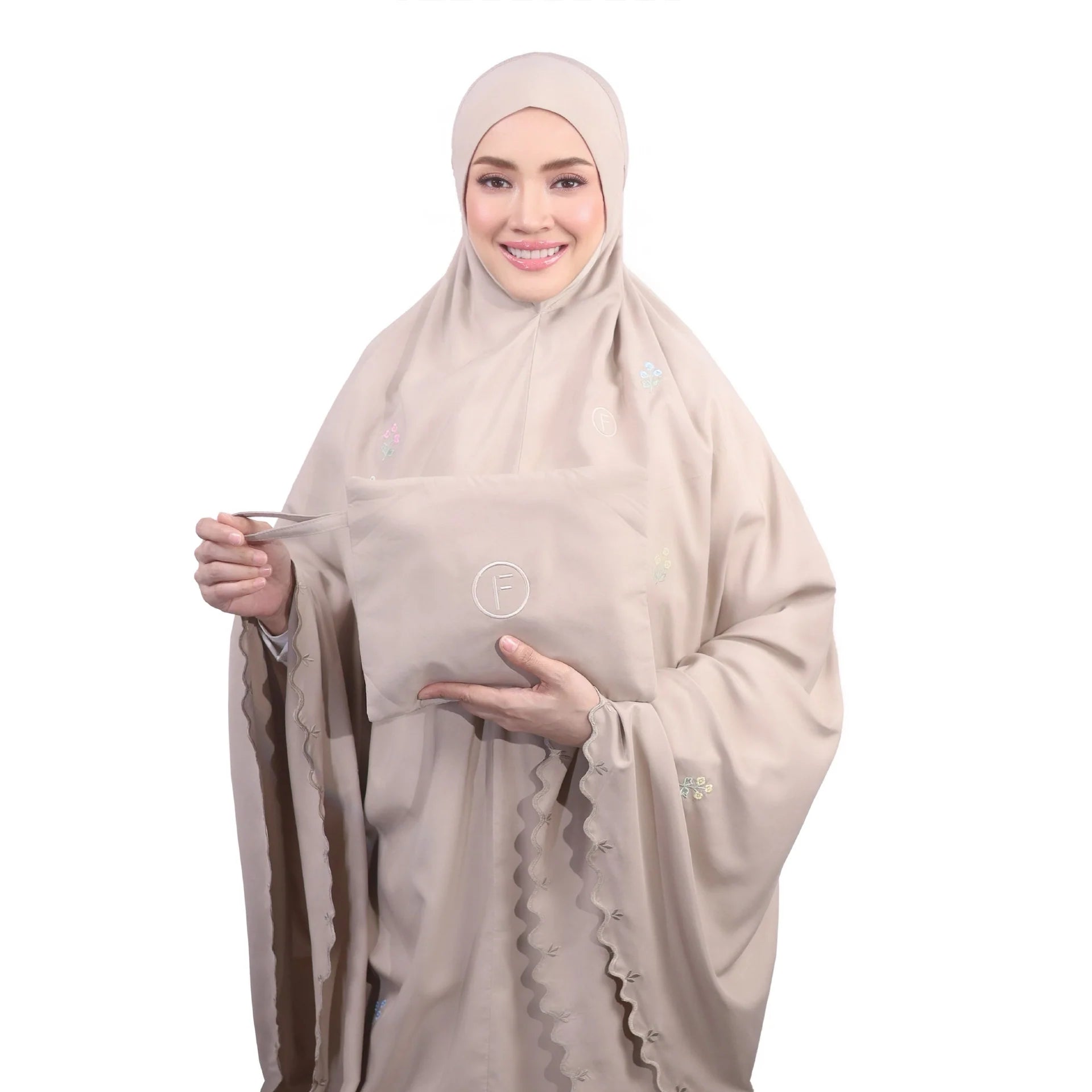 Telekung Sulam Wholehearted Ease