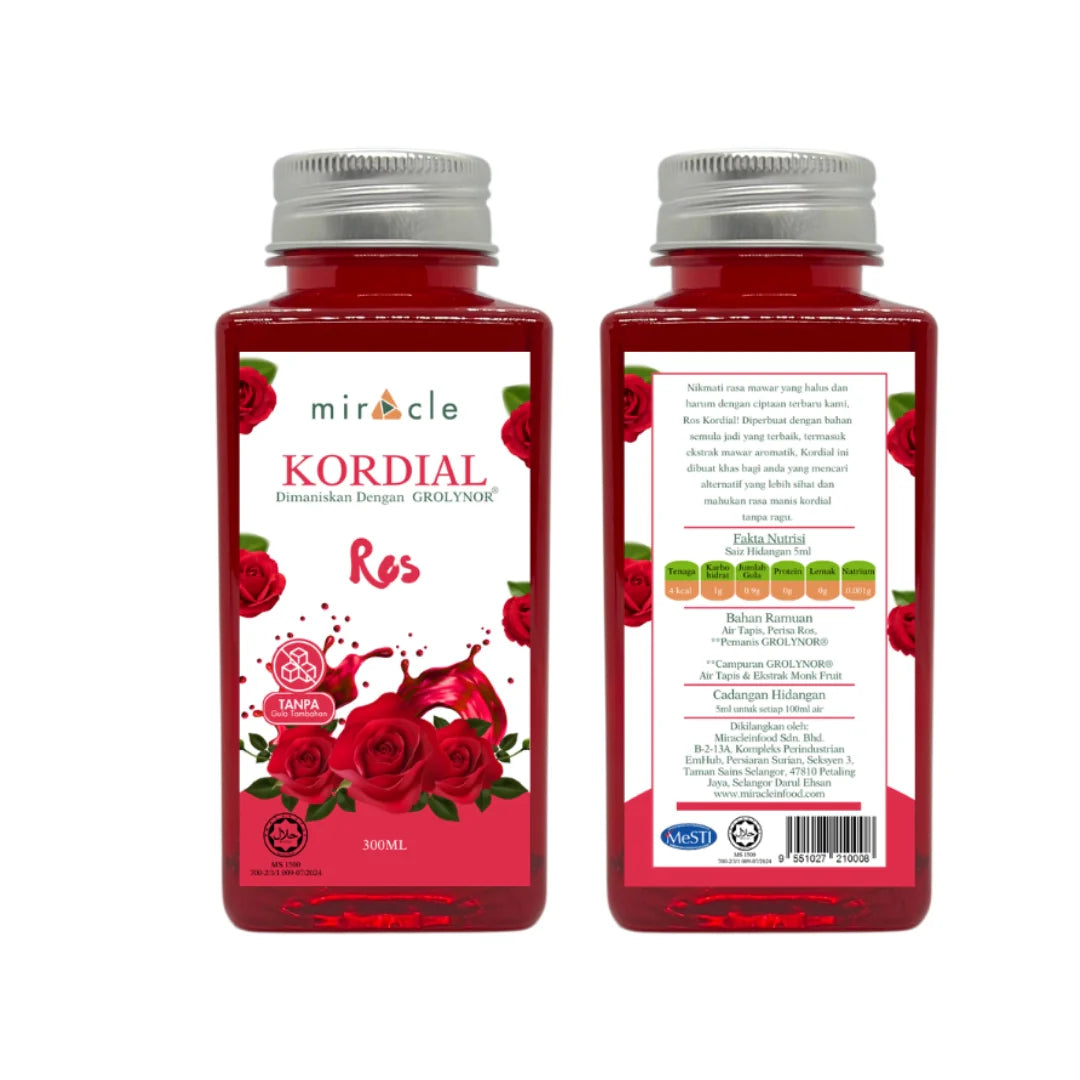 Rose & Lemon Rose Cordial 300ml Combo